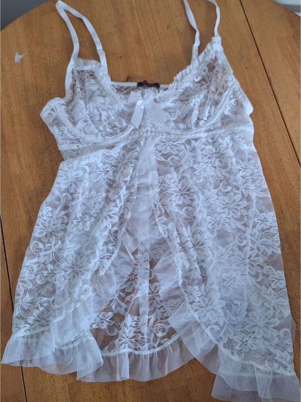 Adome White Lace Lingerie size XXL Plus Size